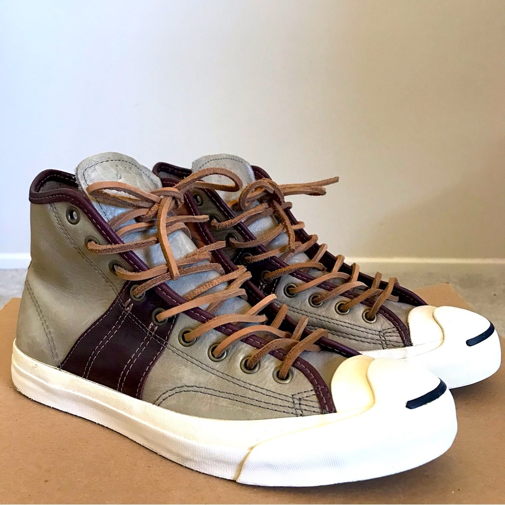 Converse By Jack Purcell Leather Brown Unisex High Cut 
Men’s Size 8.5